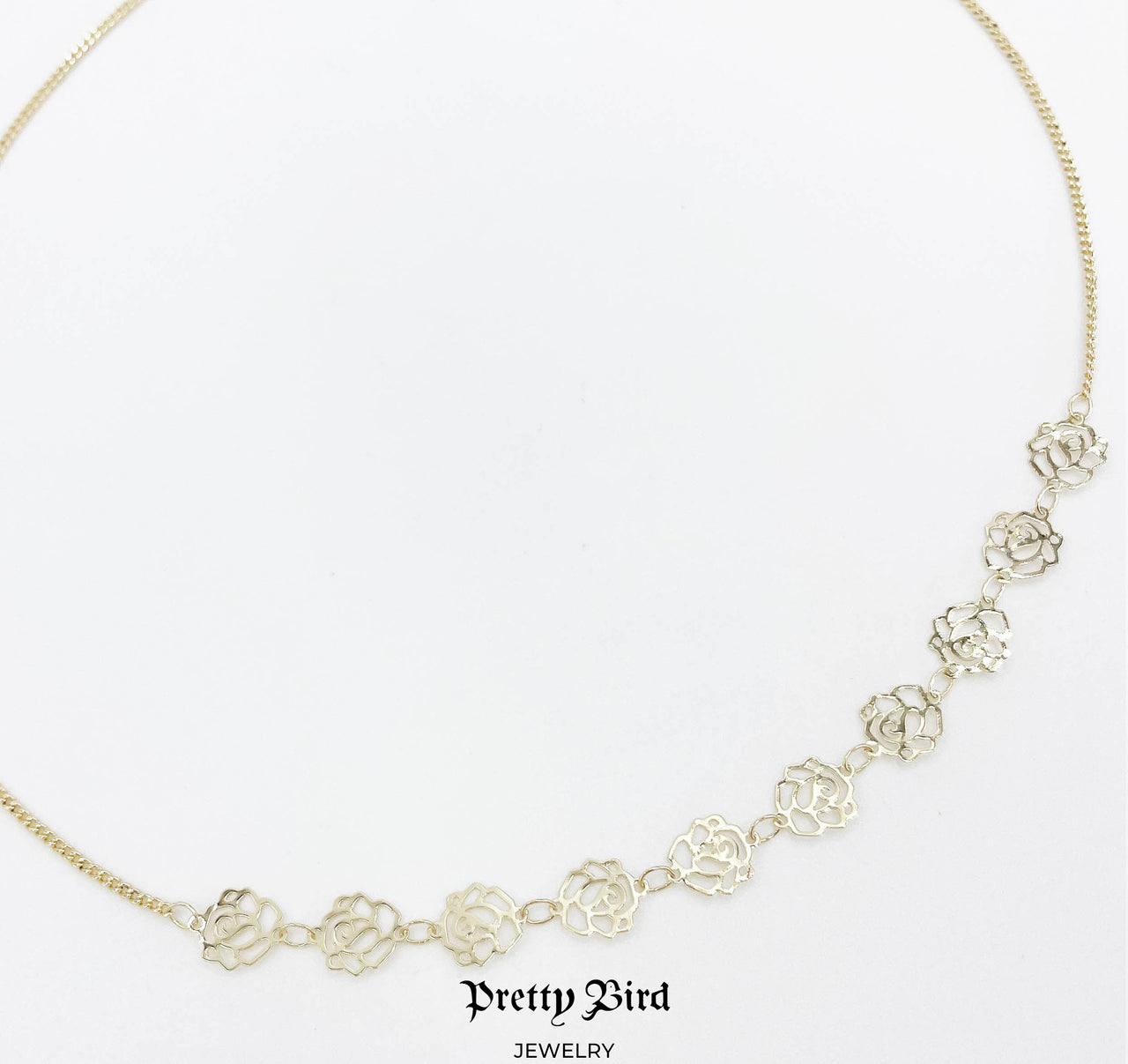 18" Camellia Flower Necklace