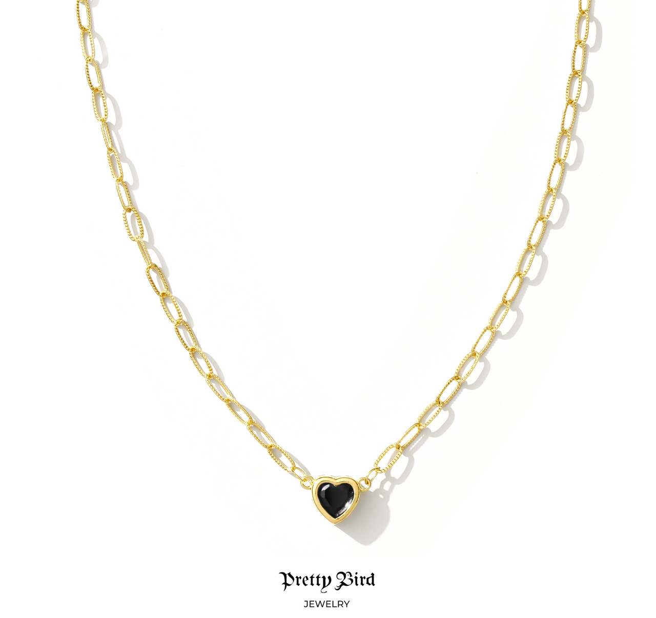 Black Heart Necklace
