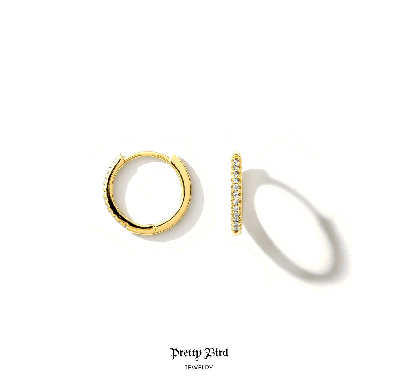 Mini Crystal Hoops
