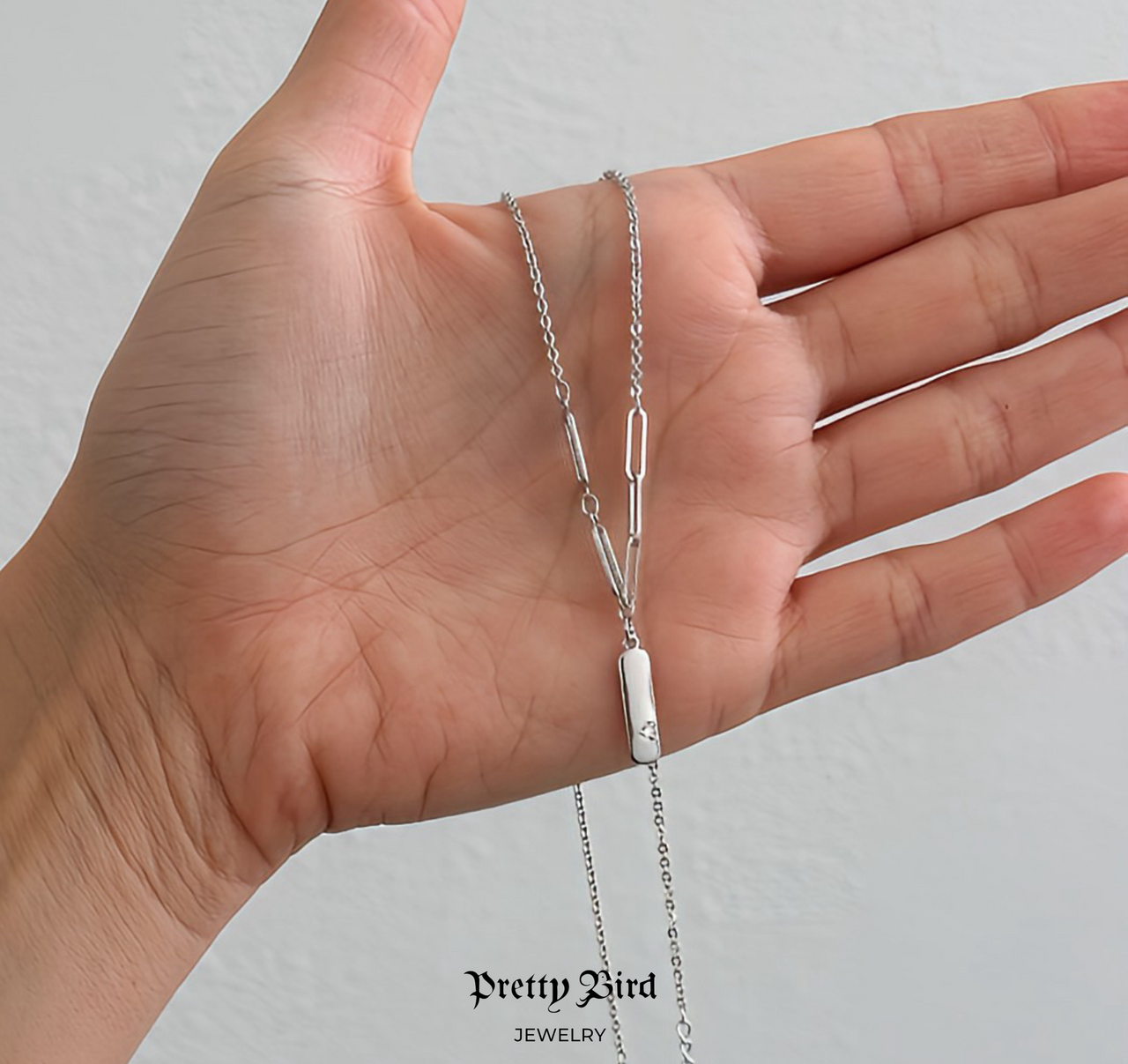 Paperclip Ingot Necklace