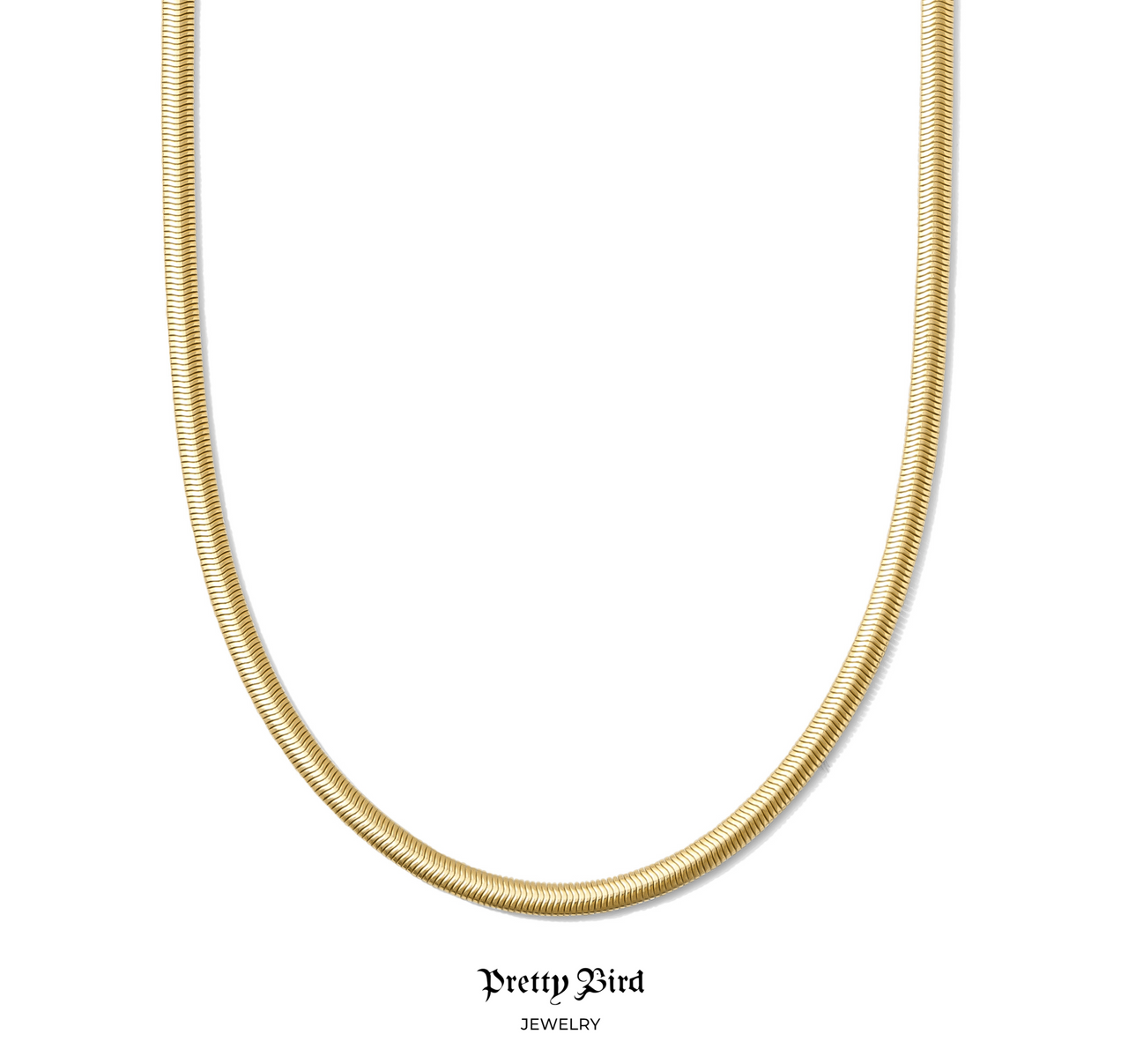 The Herringbone Chain Necklace