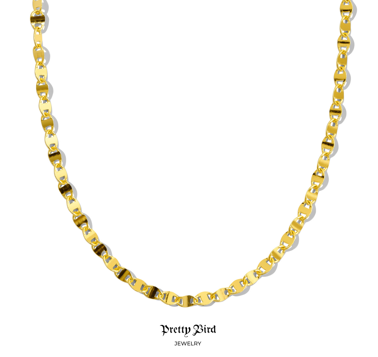 Slight Twist Mariner Chain Necklace