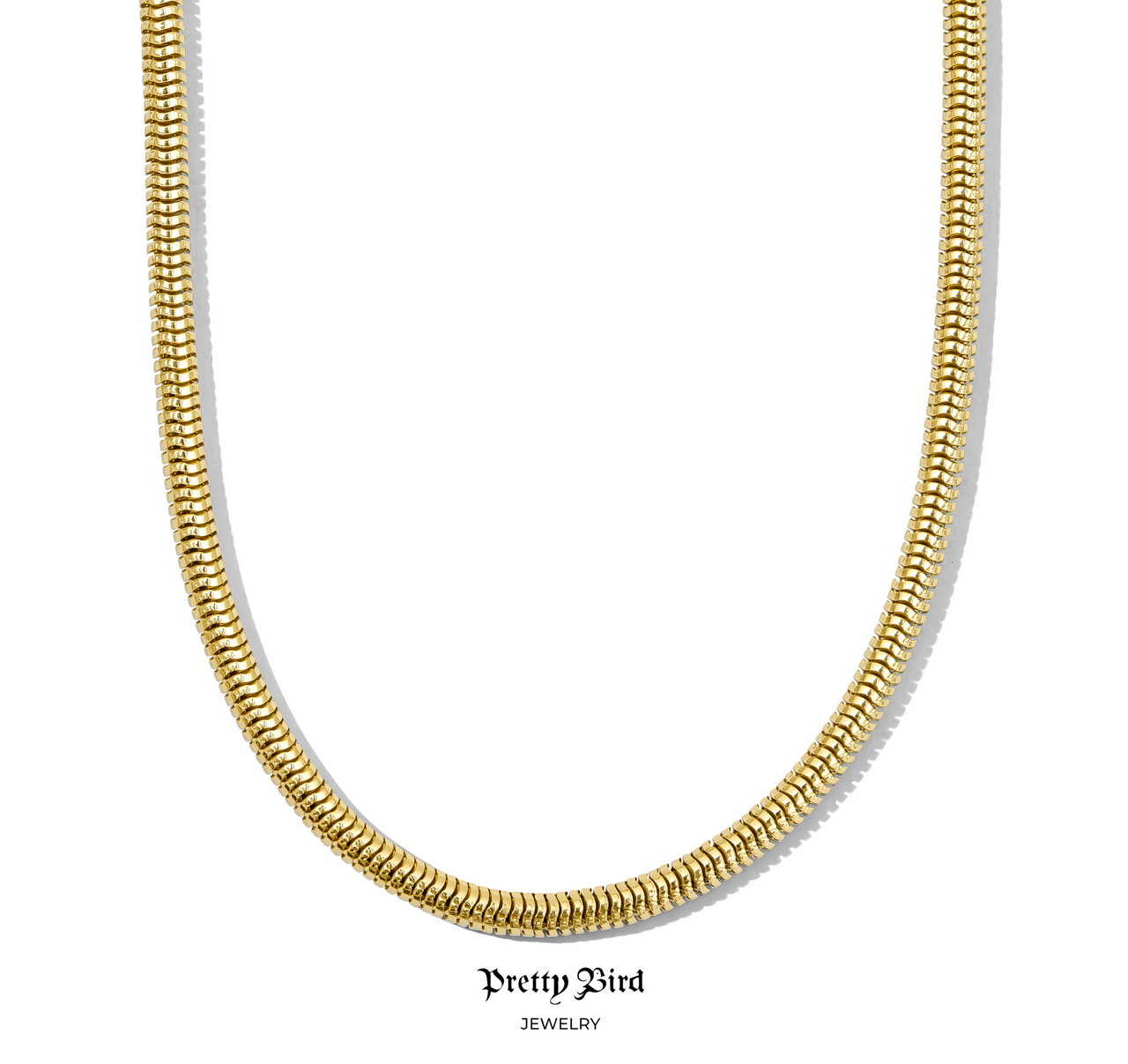 Slinky Herringbone Necklace