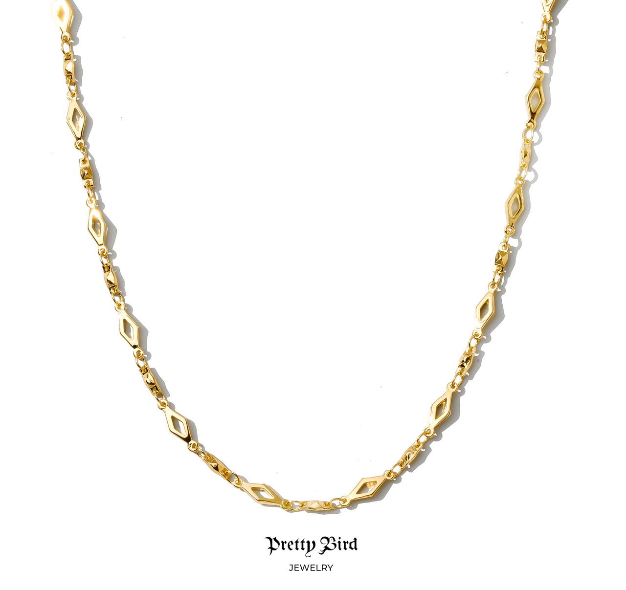 The Rhombus Link Necklace