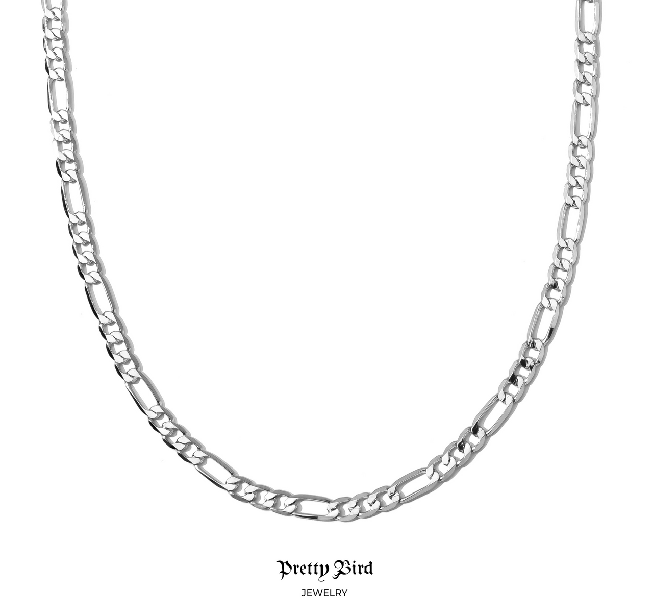 The White Figaro Chain Necklace
