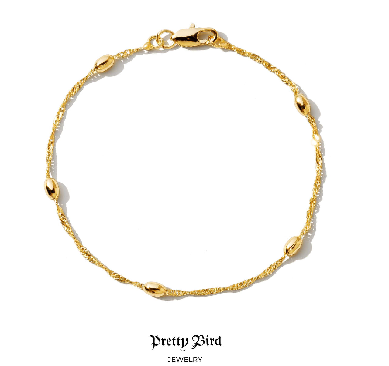 Singapore Bead Spacer Bracelet