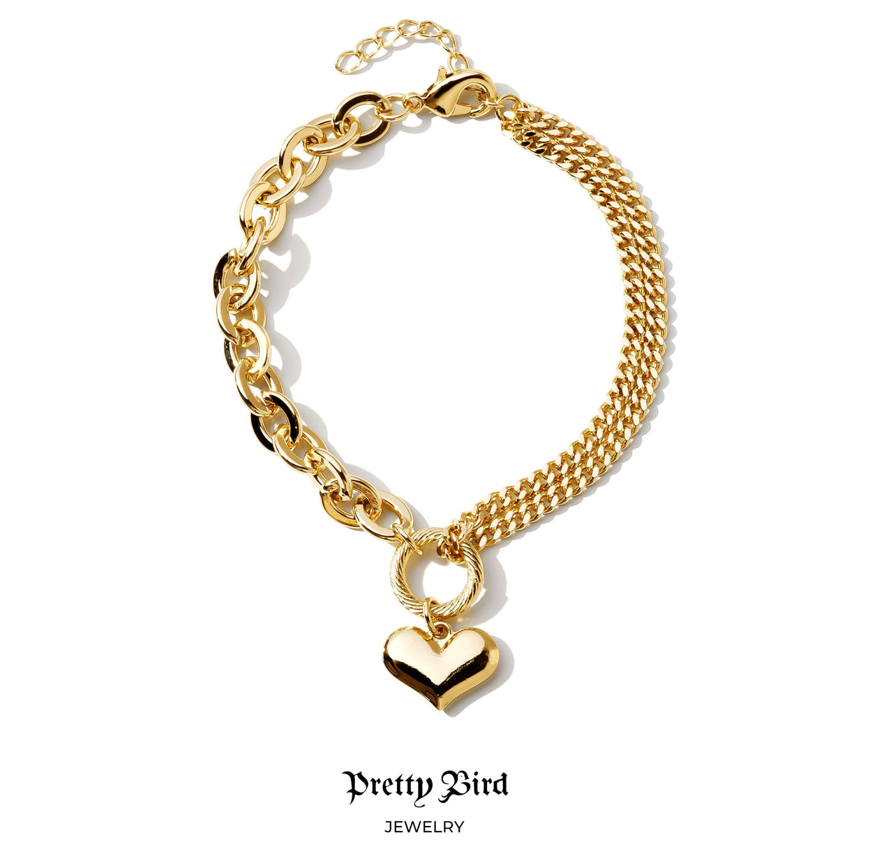 Heart Charm Bracelet