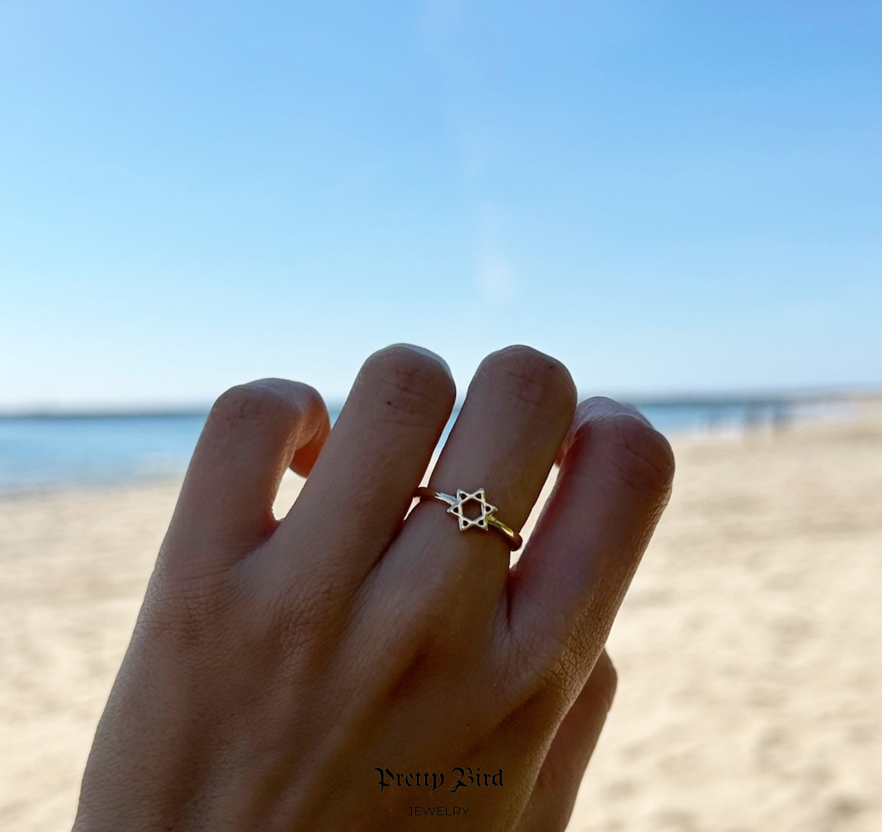 Star of David Adjustable Ring