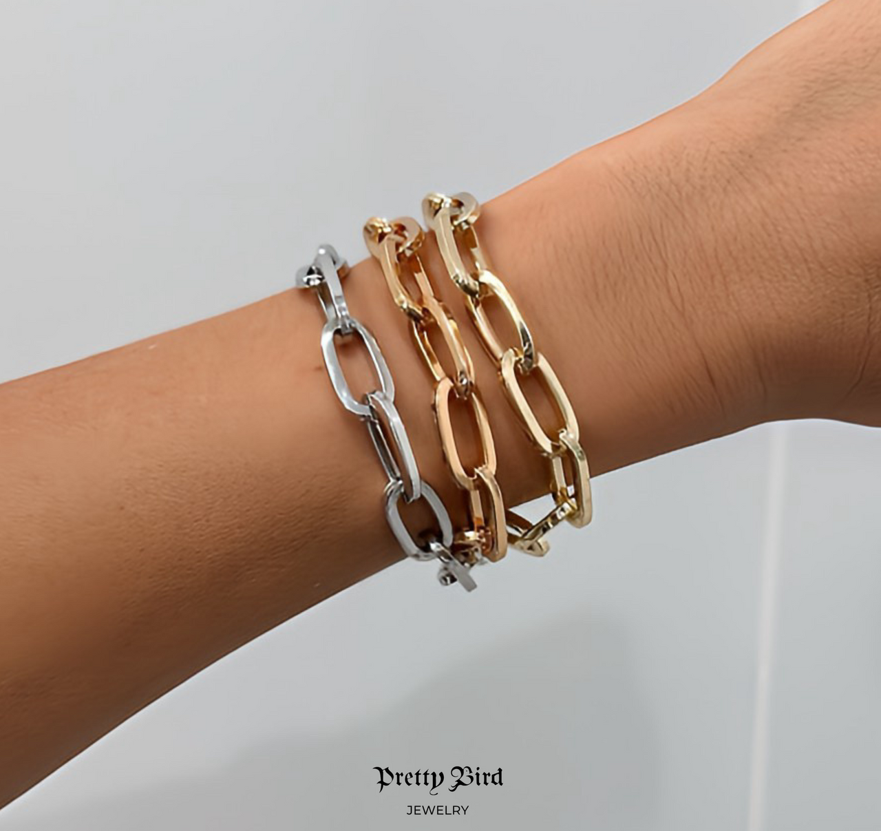 Chunky Paperclip Bracelet