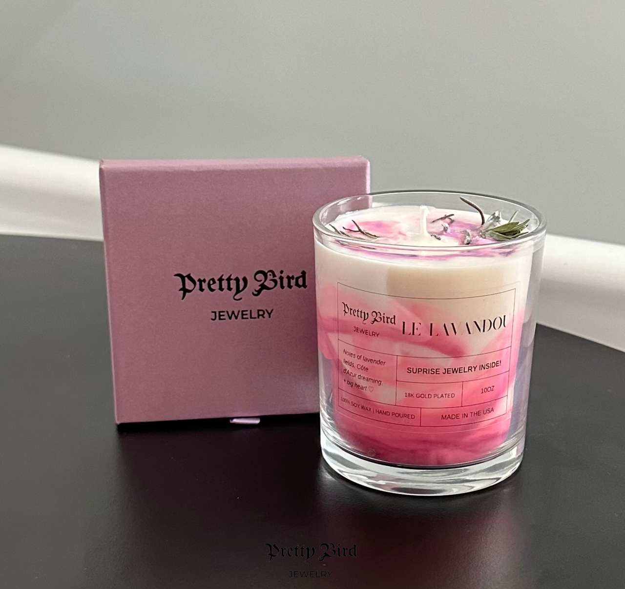 Surprise Jewelry Candle- Le Lavandou