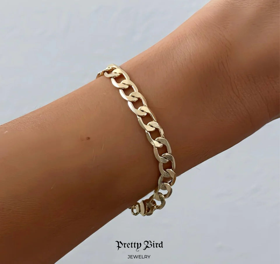 Textured Curb Bracelet