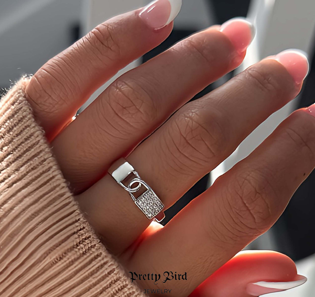 Crystal Lock Ring