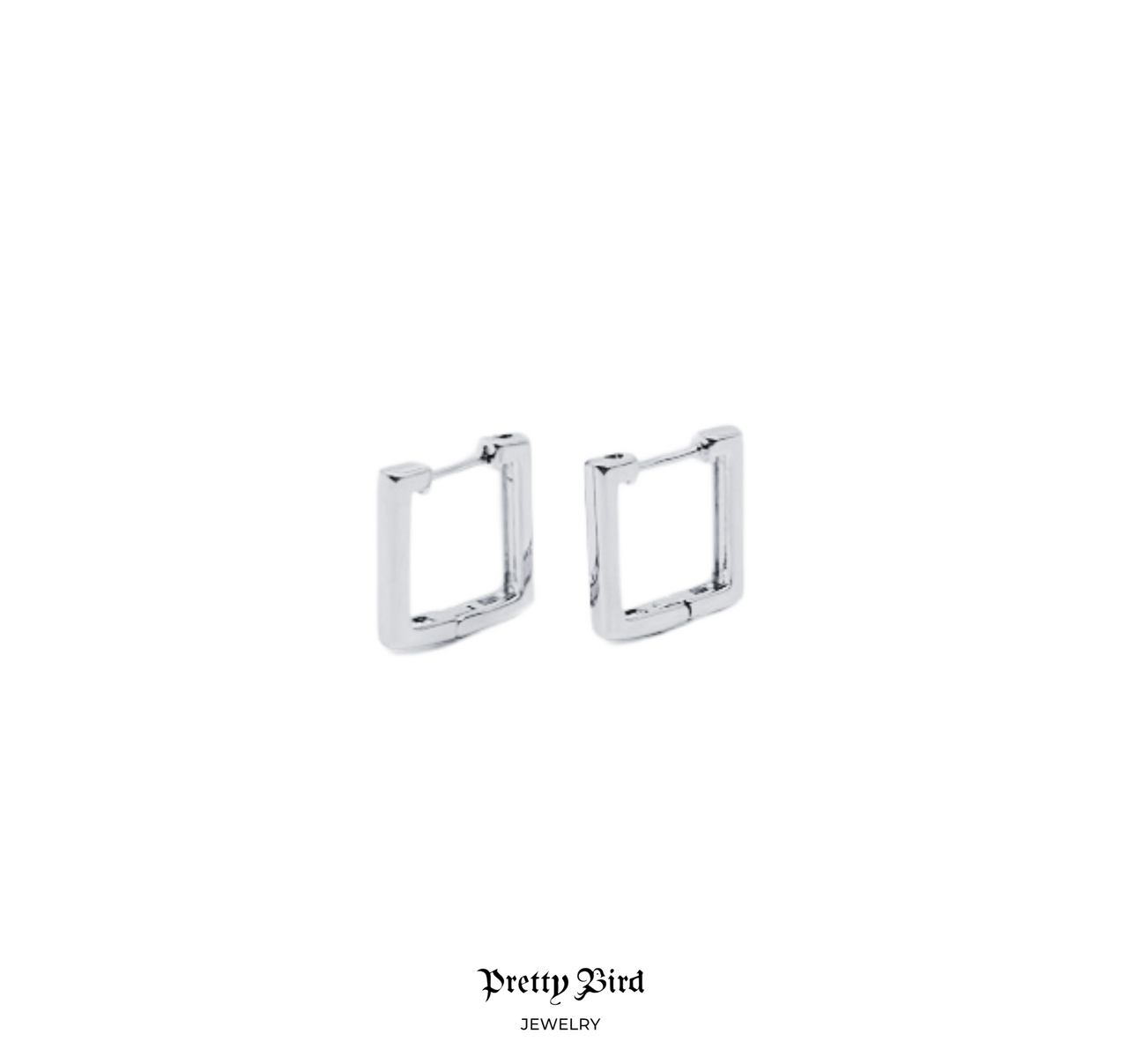 Square Huggie Earrings