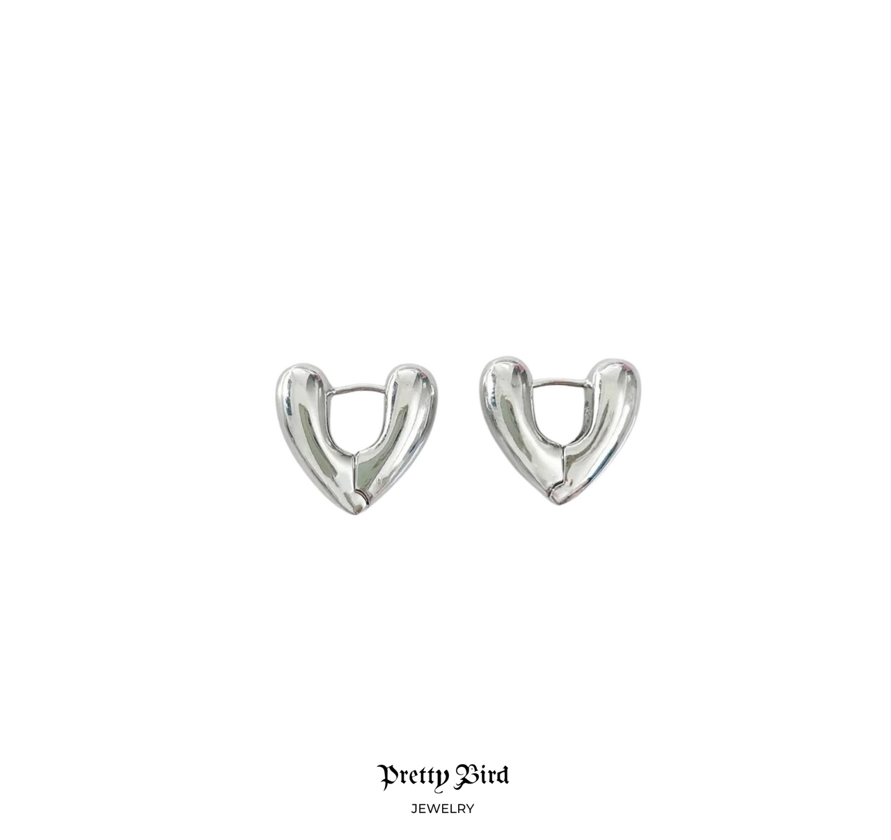 Puffed Heart Earrings