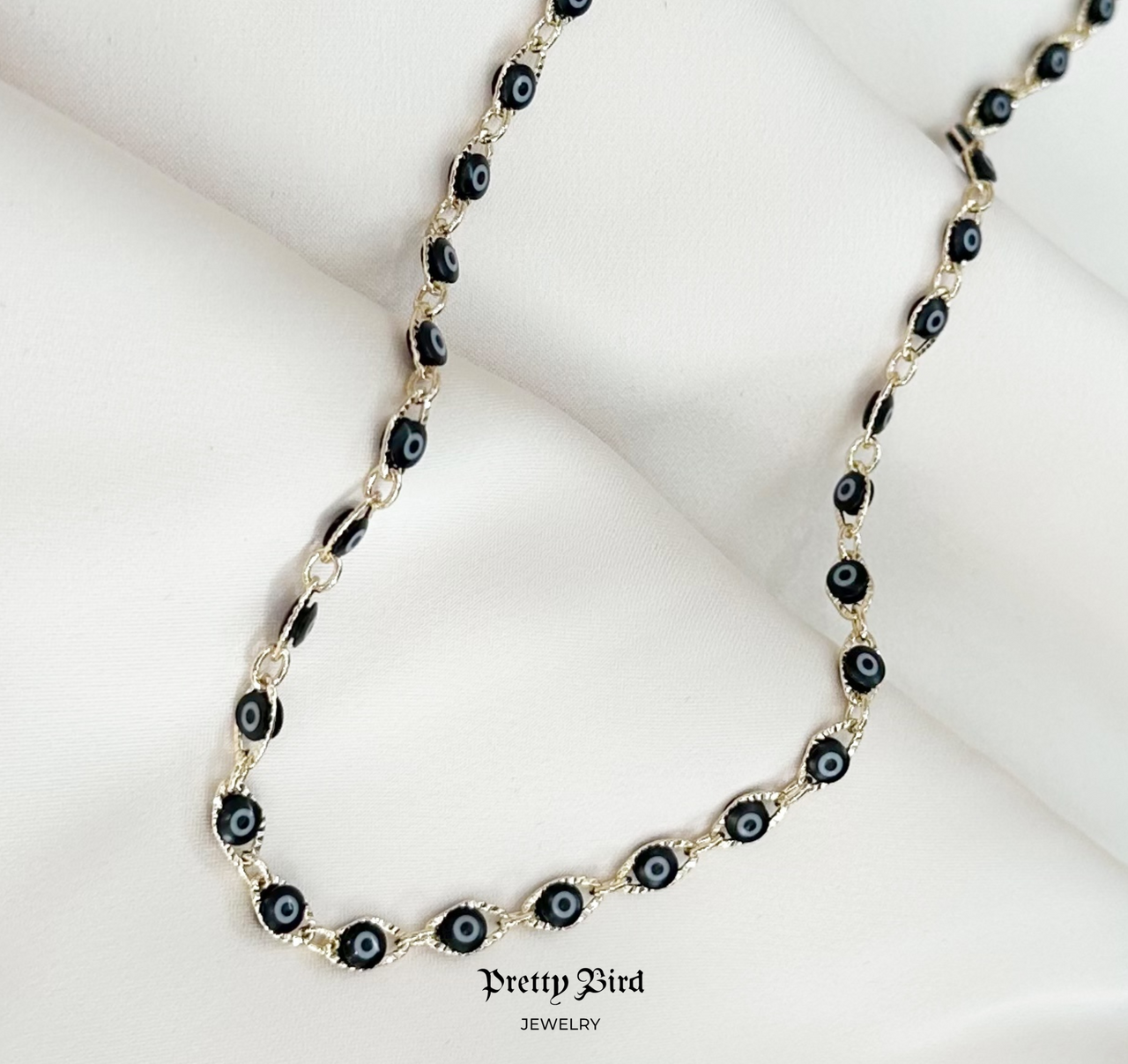 Black Evil Eye Necklace