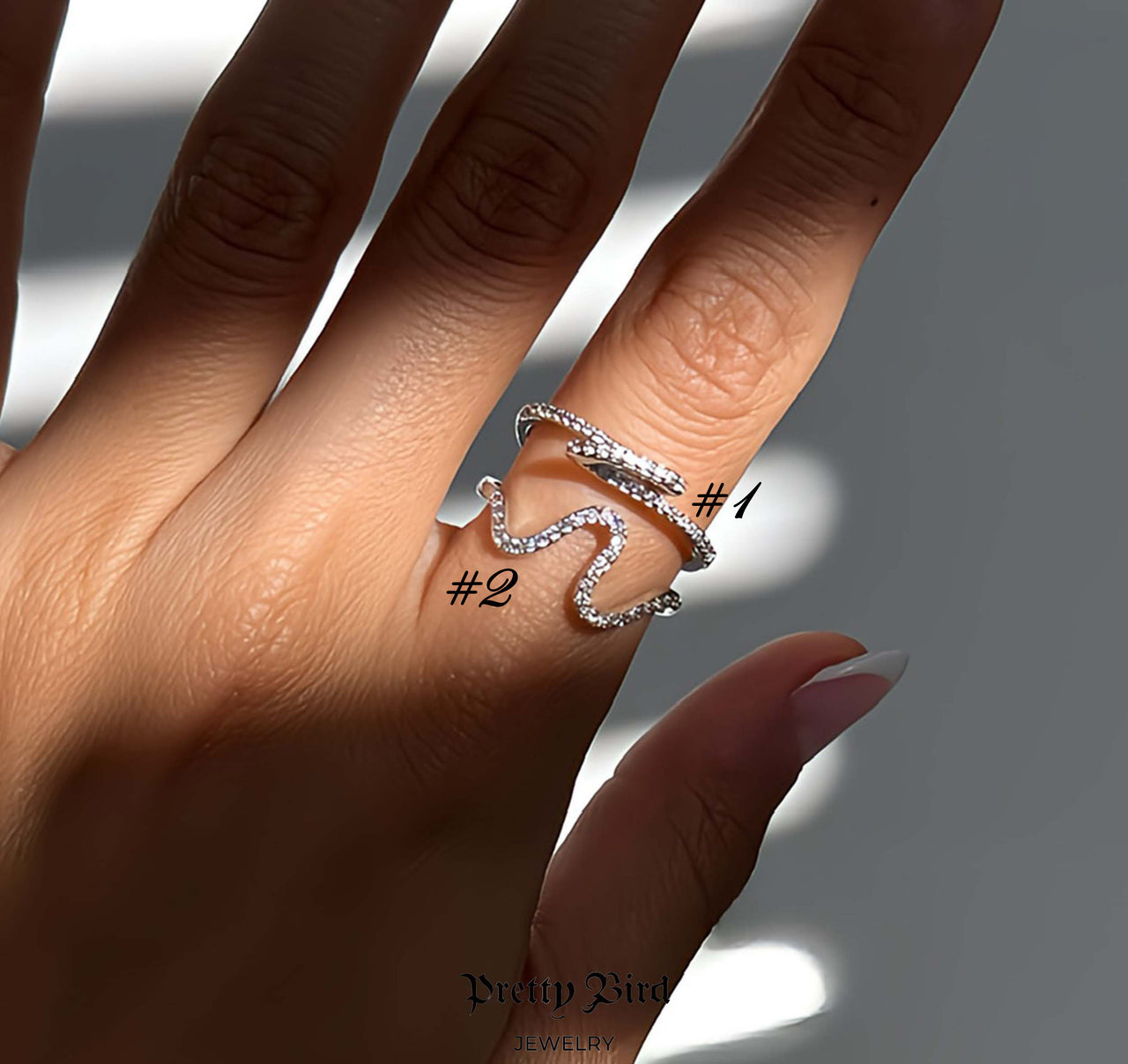 Swirl Stacking Ring