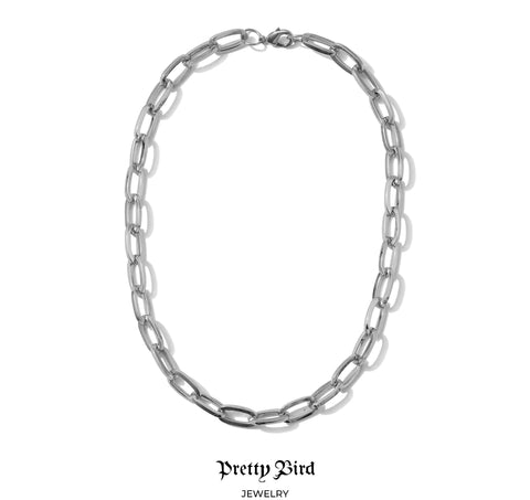 Thick Paperclip Necklace