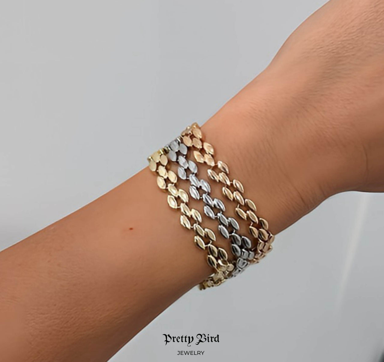 Glossy Watch Band Bracelet