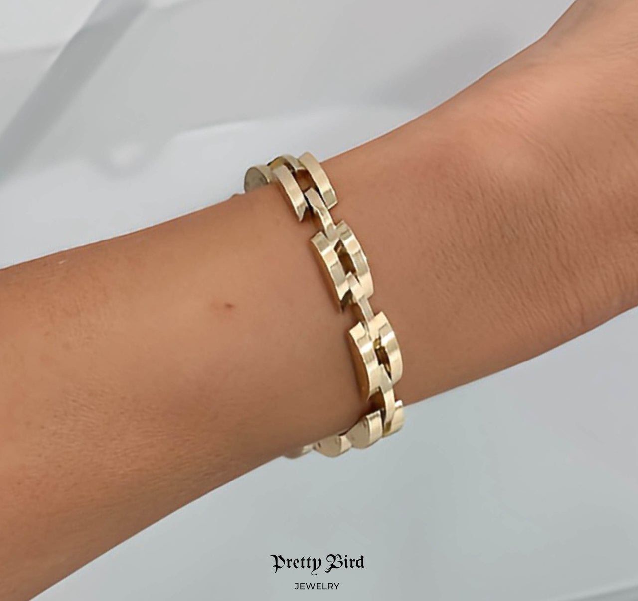 Chain Link Watch Band Bracelet