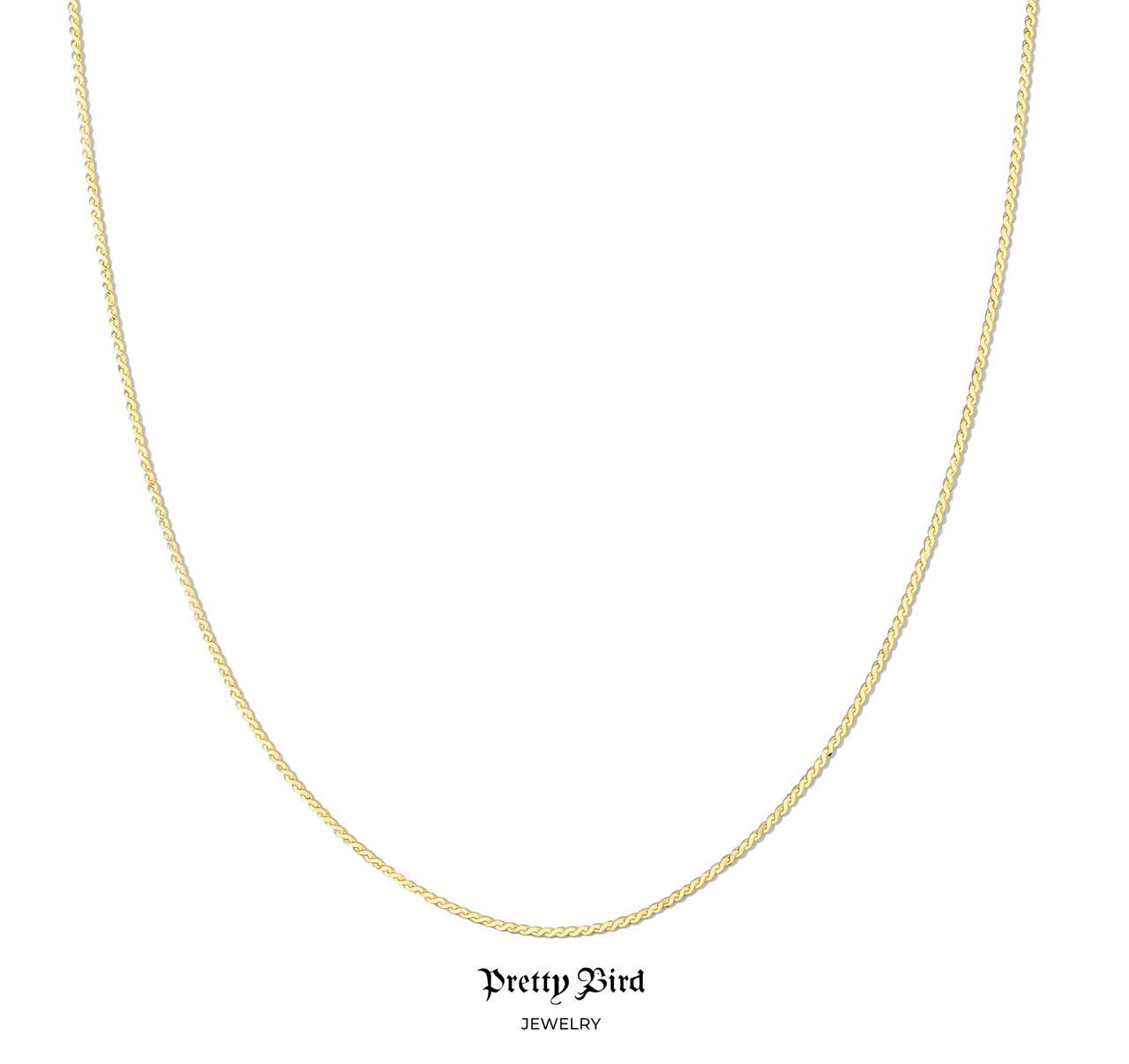The Dainty Mini Wave Wire Necklace