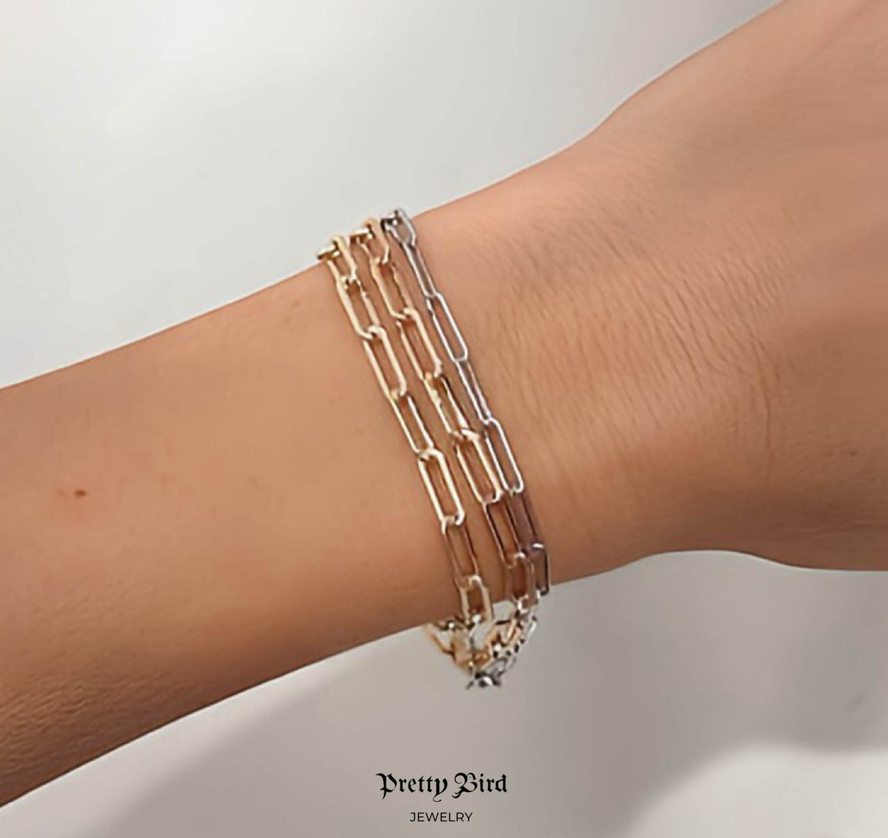 Skinny Paperclip Bracelet