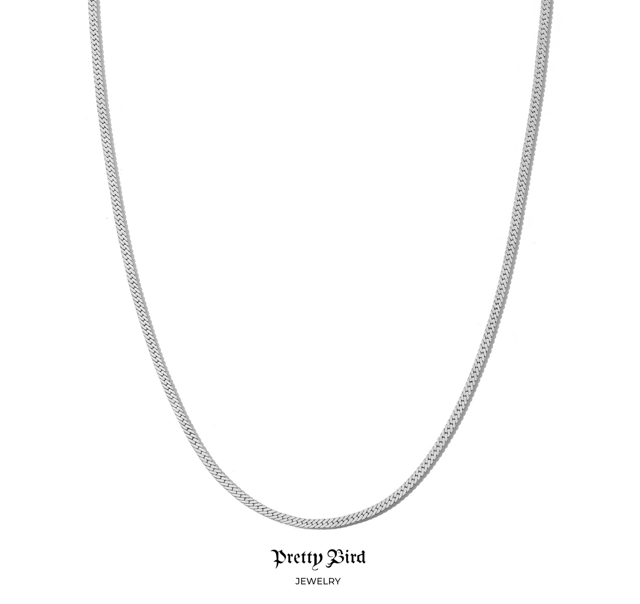 The Skinny Herringbone Necklace