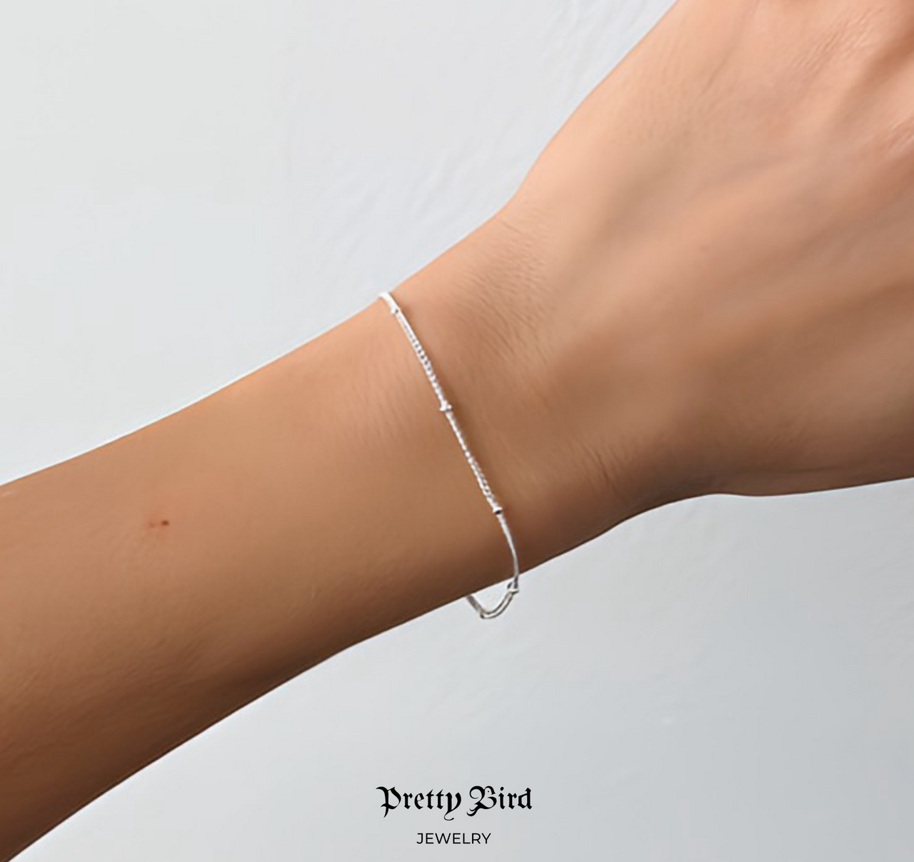 Dainty Bead Chain Bracelet