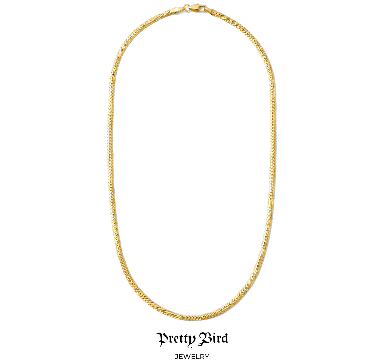 22" Herringbone Braid Chain