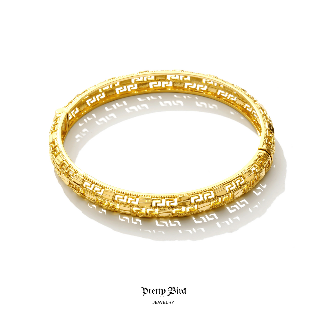 Greek Key Bangle