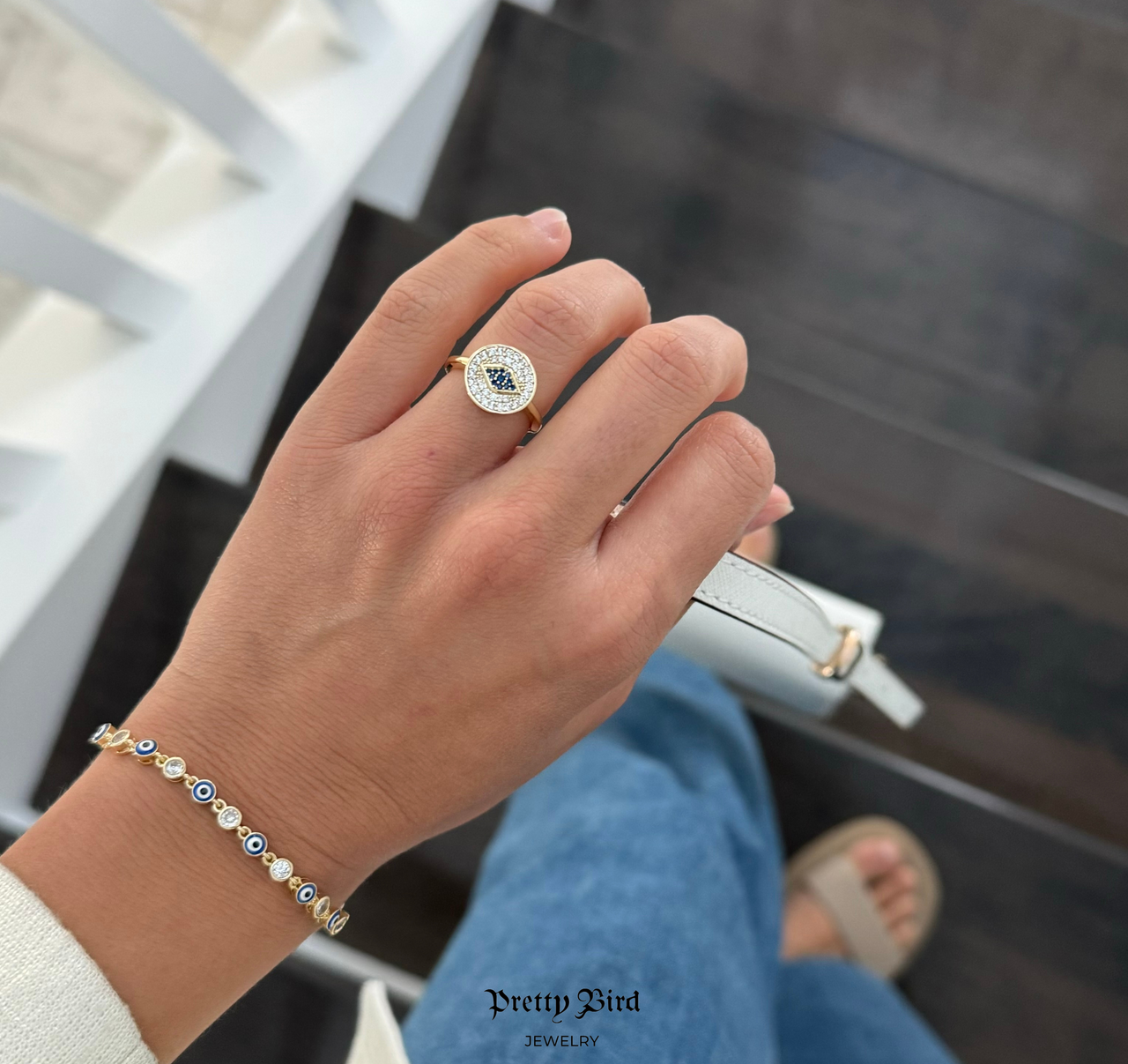 Evil Eye Tennis Bracelet