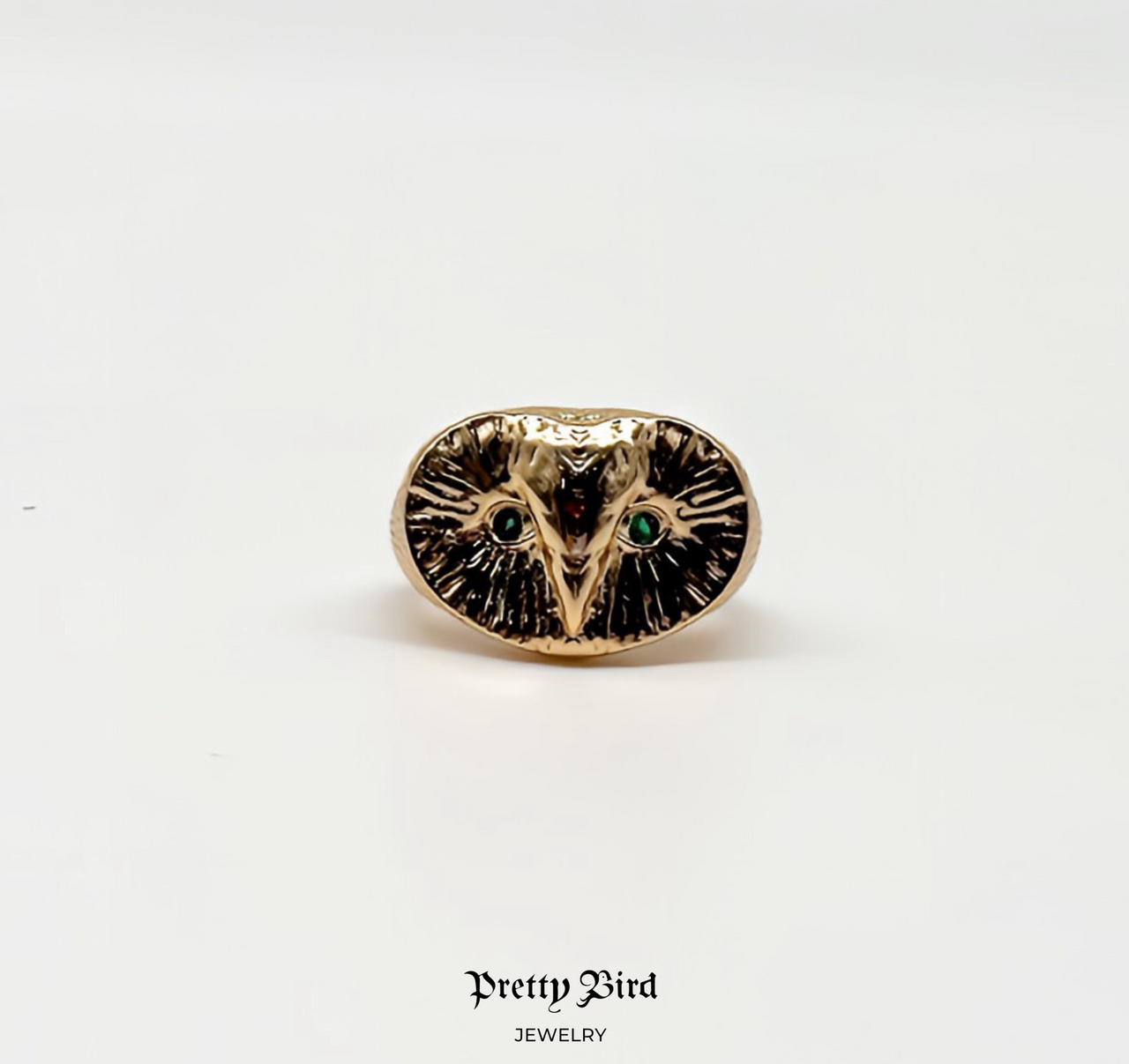 Owl Signet Ring