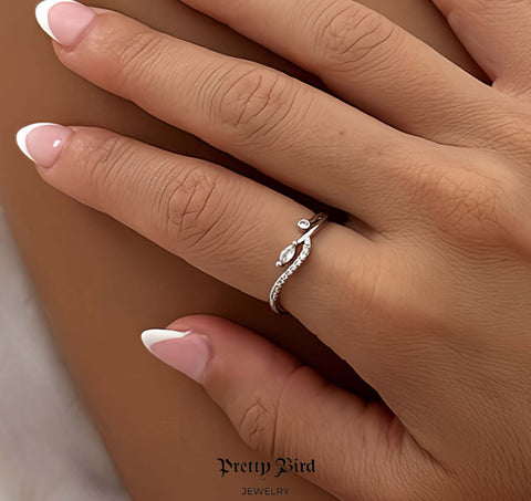 Leafy Stacking Ring