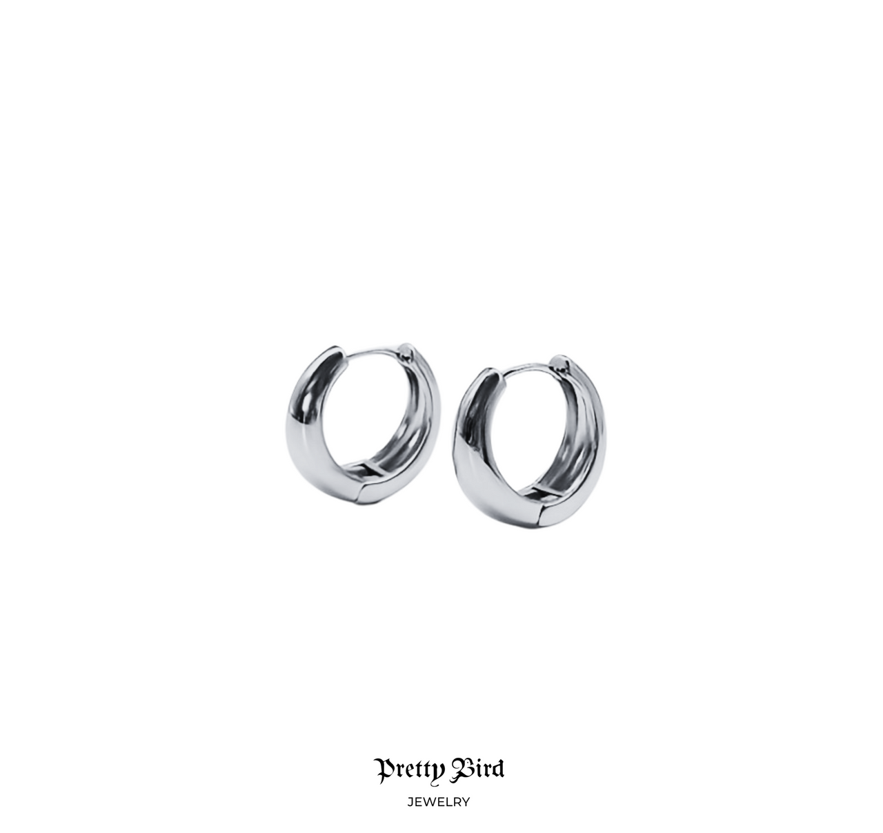 Tapered Hoop Earrings