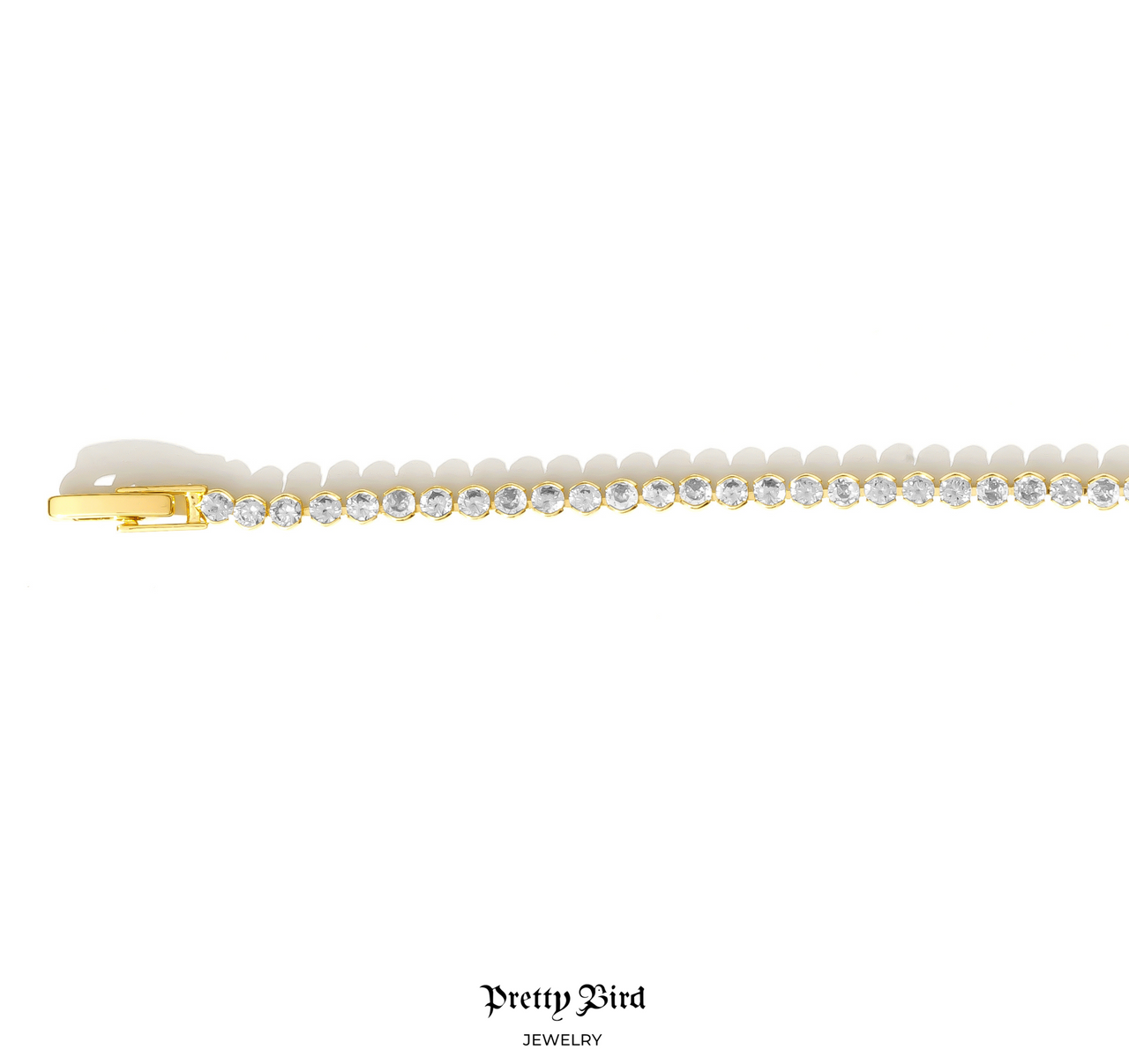 Round Bezel Tennis Bracelet