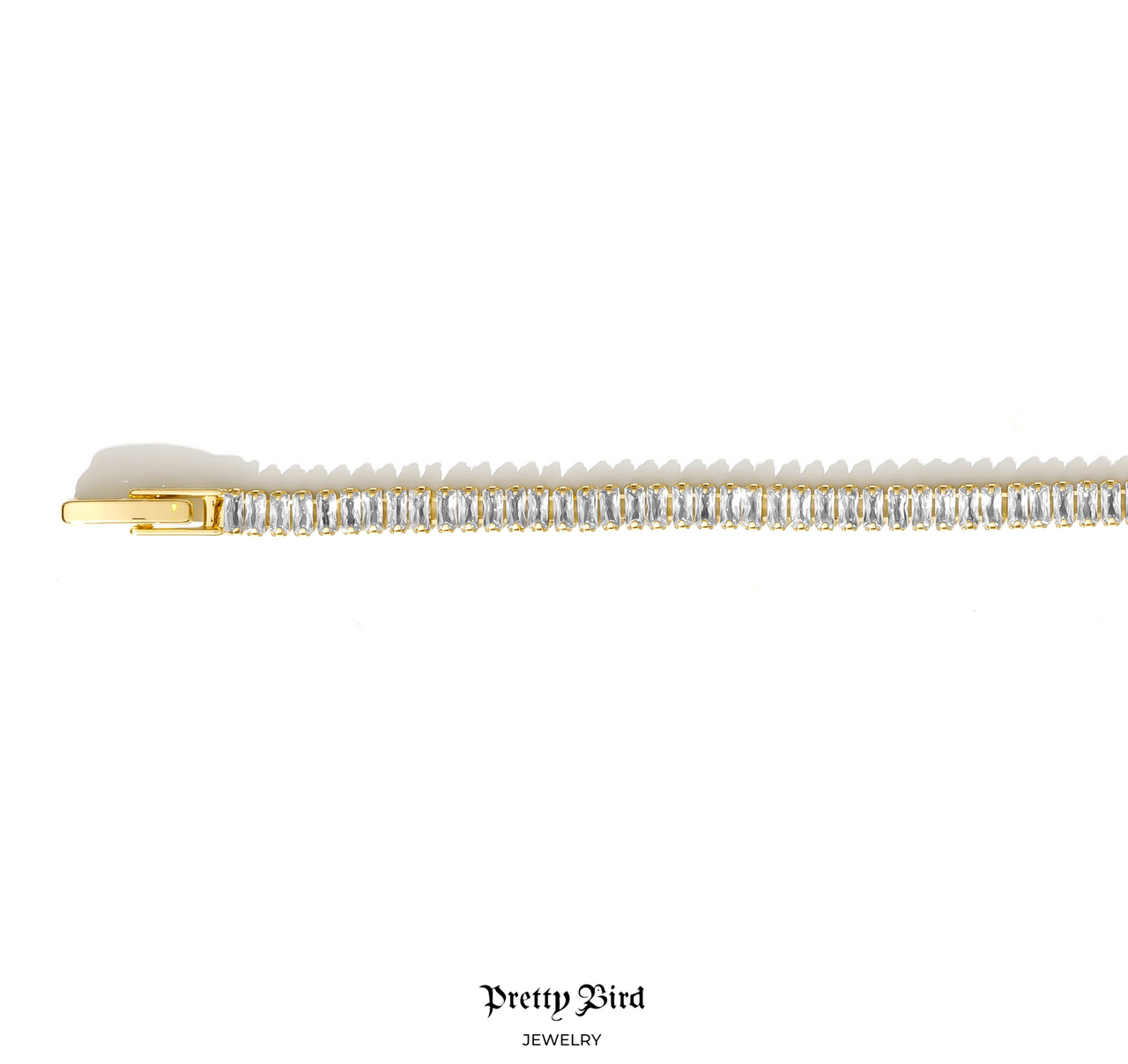 Baguette Crystal Tennis Bracelet