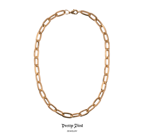 Thick Paperclip Necklace